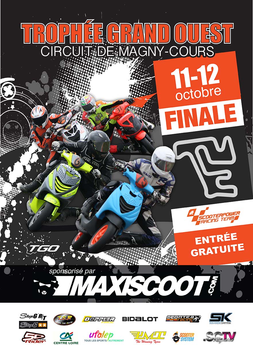 Affiche de la course finale, qui aura lieu à Magny-Cours