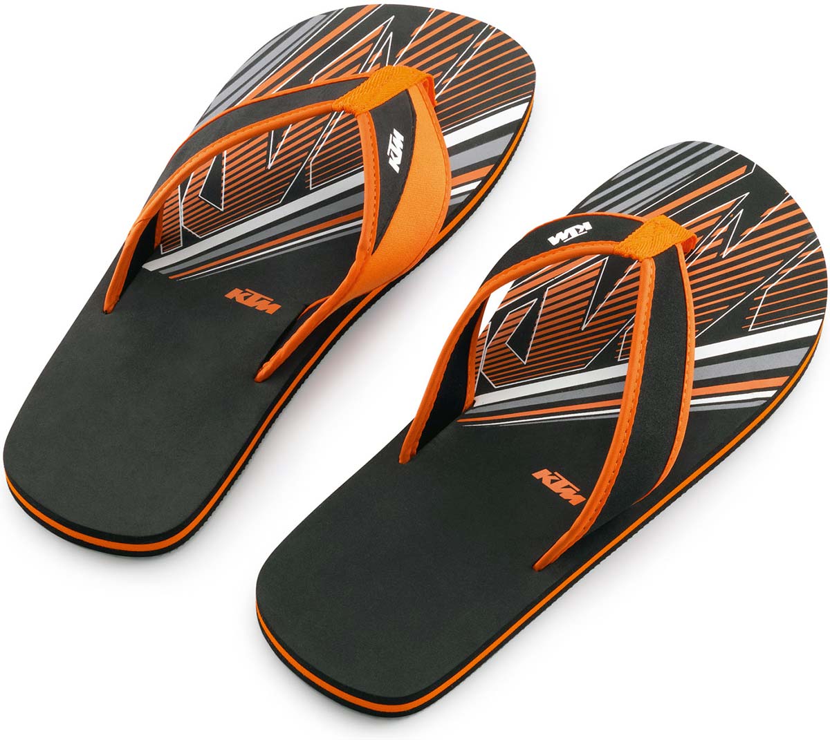 Les KTM Sandals sont des tongs aux couleurs de la marque autrichienne