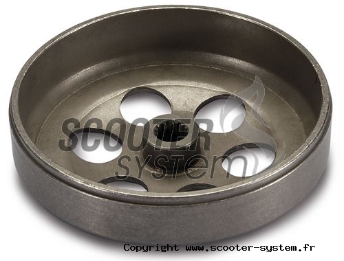 Cloche D'embrayage Polini Evolution 2 - Compatible Scooter Peugeot 50 Zenith - Diamètre Intérieur 107 Mm, Extérieur 119 Mm