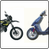 Comparatif moto vs. scooter 50