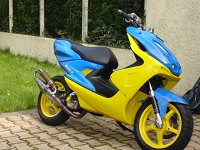 MBK Nitro Blue and yellow 1A Cooling de Tony - 3