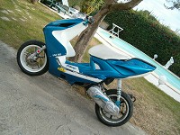 Yamaha Aerox Blue Dragon 360 de Dumbe - 18