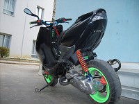 Yamaha Aerox Black Poltergeist de SliM - 2