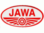 Logo de la marque de 50 à boîte Jawa