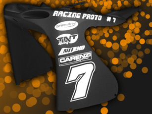 Un kit habillage Racing pour Nitro chez TNT