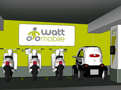 Wattmobile : l'électrique en libre service en gares