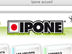 Ipone lance son site d'entreprise en français