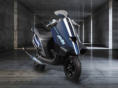 Polini : un concept-scooter 100cc au salon EICMA