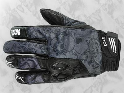 IXS Full House : des gants d'été en textile imprimé