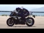 Vidéo de démo du robot pilote Yamaha Motobot
